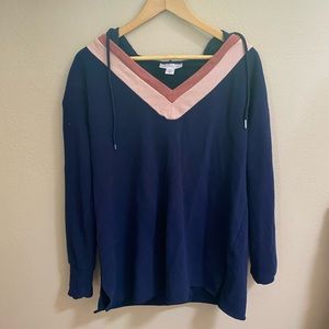 {Motherhood Maternity} Blue Sweatshirt Hoodie